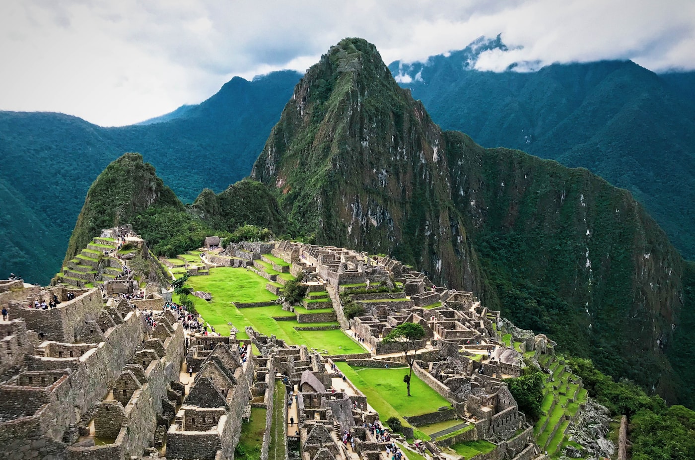 Machu Picchu citadel in the Andes